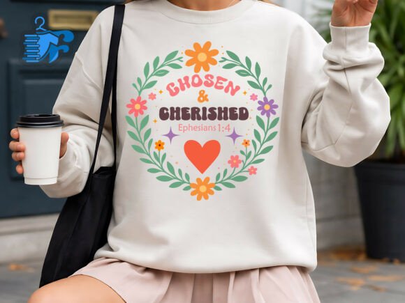 Chosen Cherished Christian SVG