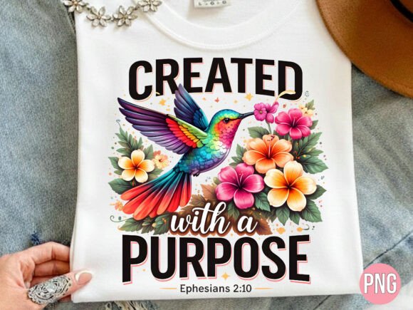 Created with Purpose Bird Christian PNG