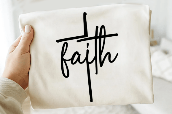 Faith Cross SVG: Christian SVG & PNG for T-Shirt Designs