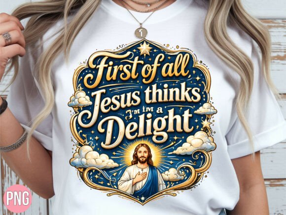 Jesus Delight Religious PNG T-Shirt Designs
